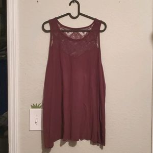 🌞3/$15 Torrid lace tank top